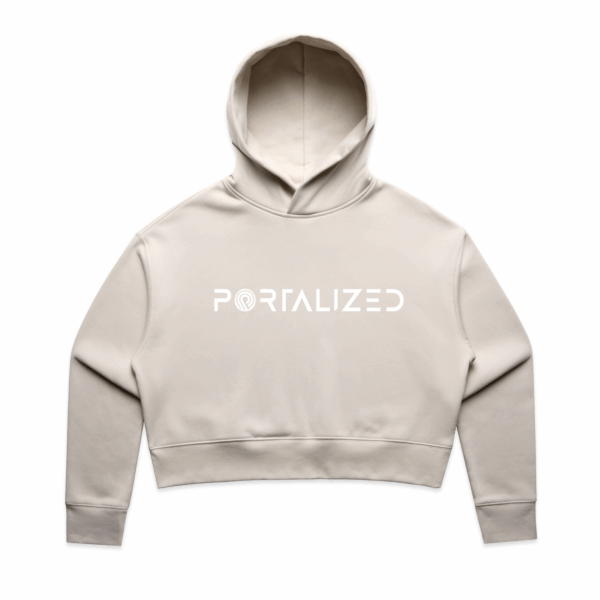 Women's Relax Logo Crop Hoodie - Image 3